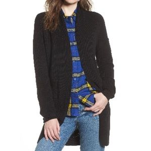 Like new BP curved hem cardigan XXS